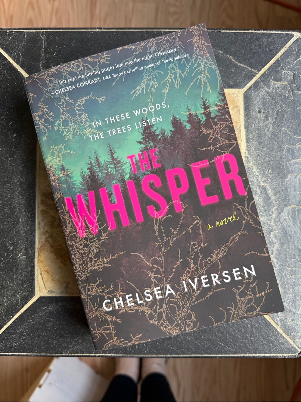 The Whisper by Chelsea Iversen - Bold Pink & Forest Cover
